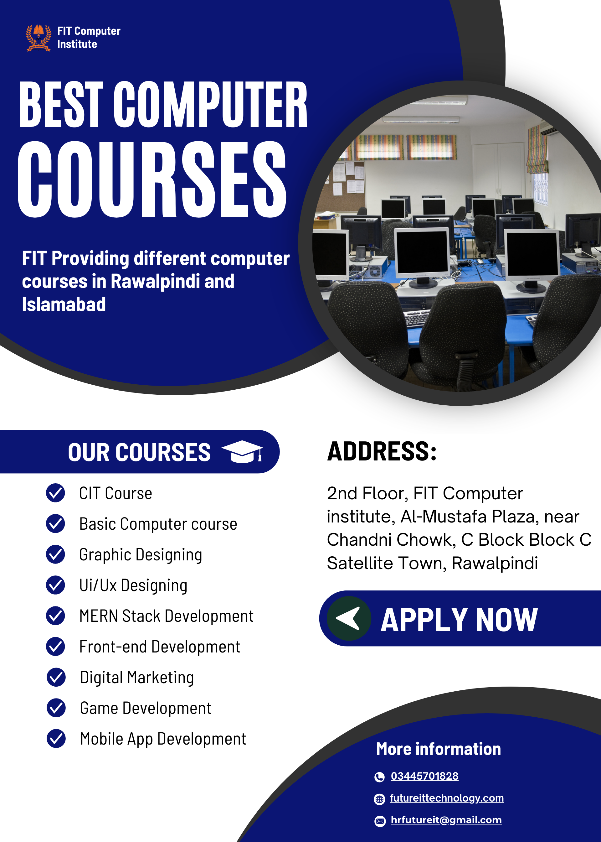 Best Computer Courses in Rawalpindi and Islamabad 2025